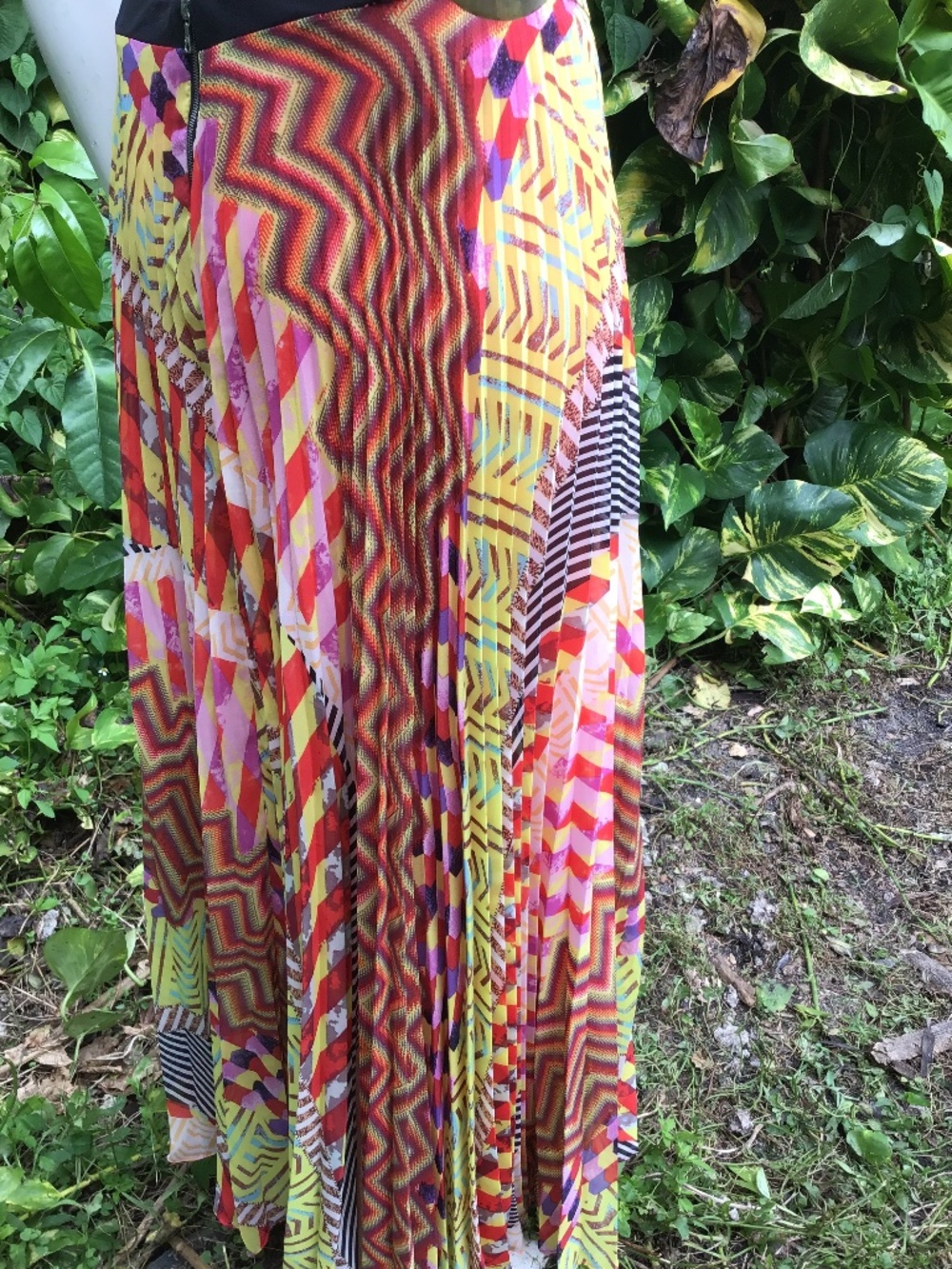 Vintage Alexis silk maxi skirt with silk underskirt - Picture 6 of 8